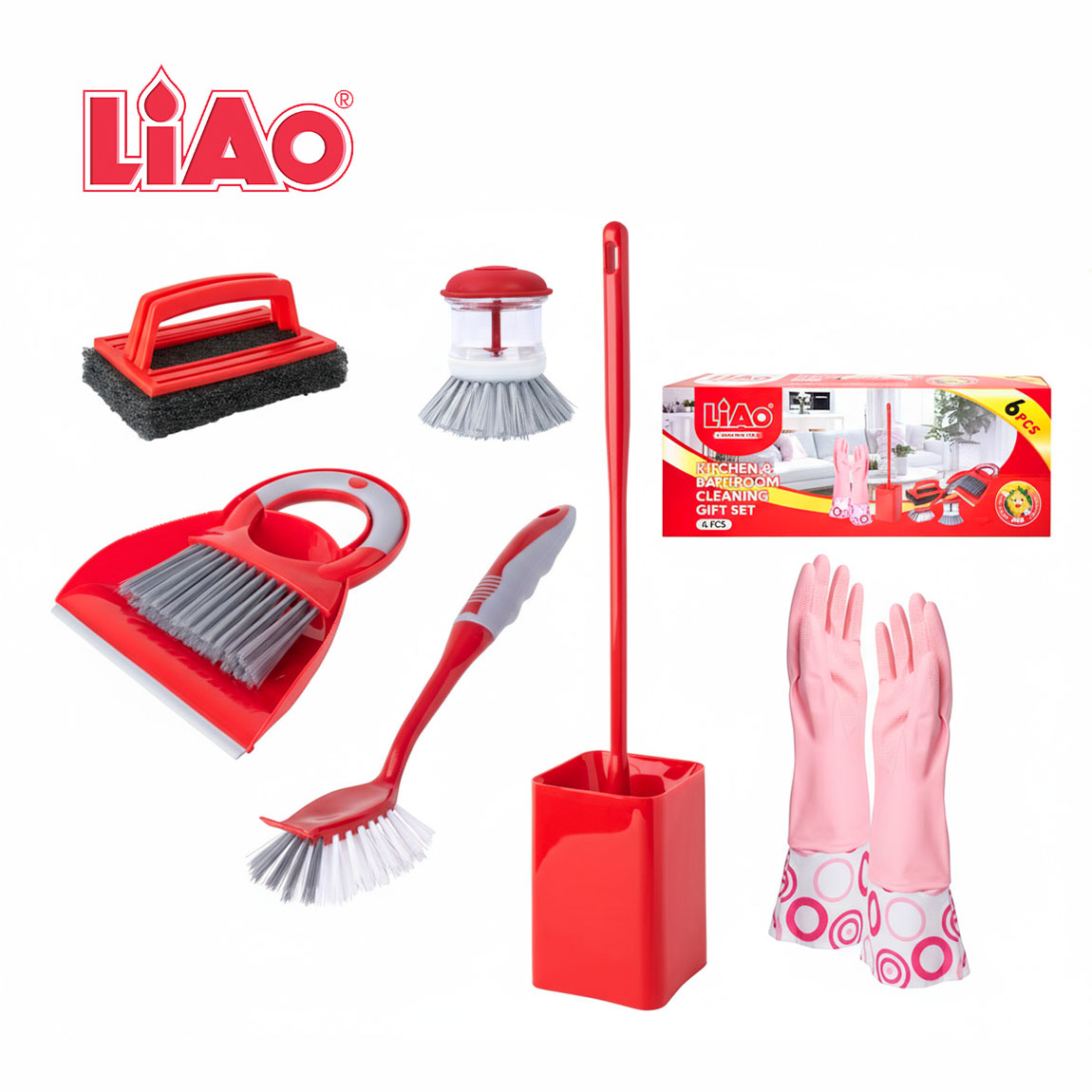 Liao - Набор для уборки, 6 предметов